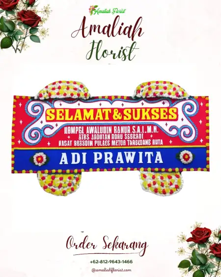 Papan Bunga Ucapan Selamat Lemahjaya